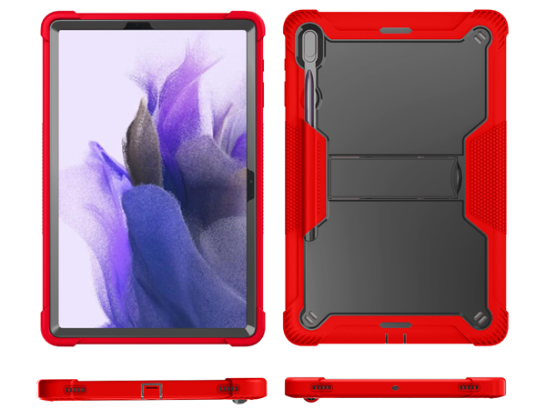 Impact Case for the Samsung Galaxy Tab S7+ - Red/Black