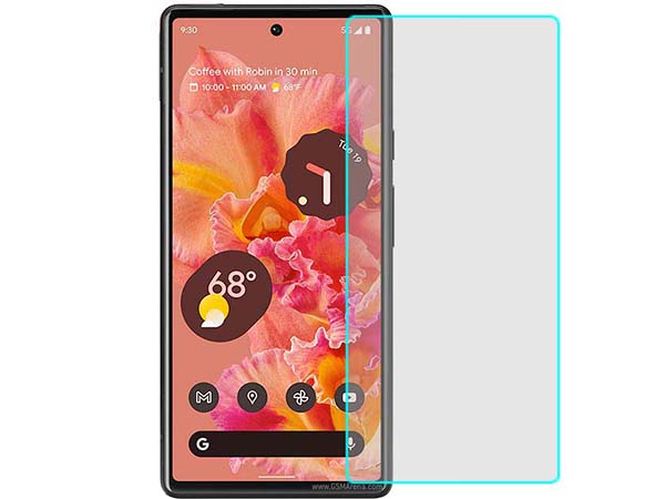 Flat Glass Screen Protector with Full Adhesive for Google Pixel 6 - Screen Protector
