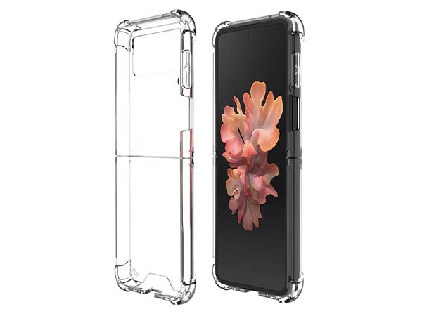 Clear Case with Bumper Edges for Samsung Galaxy Z Flip3 5G