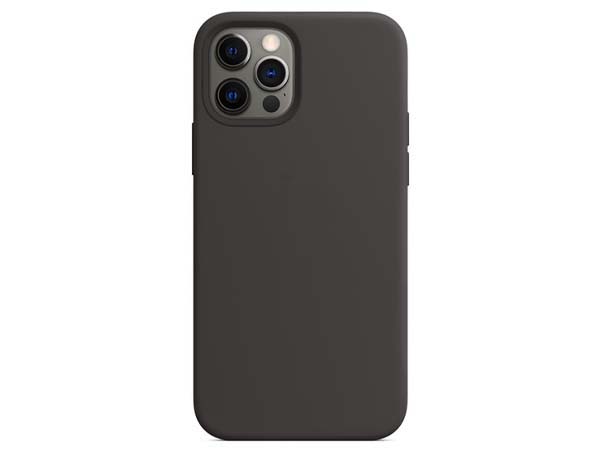 Silicone Case for Apple iPhone 12 Pro - Black Soft Cover
