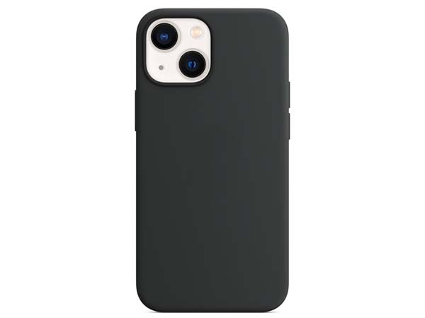 Silicone Case for Apple iPhone 13 Mini - Black Soft Cover