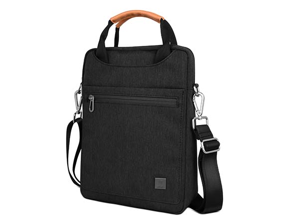 WiWU Pioneer Shoulder 12.9 inch Tablet Bag - Black