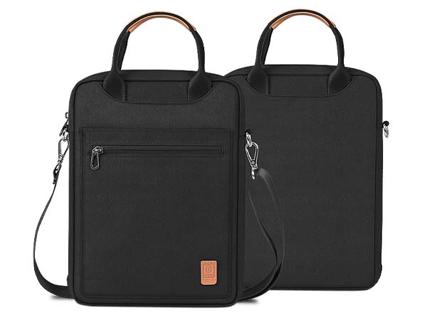 WiWU Pioneer Shoulder 12.9 inch Tablet Bag - Black