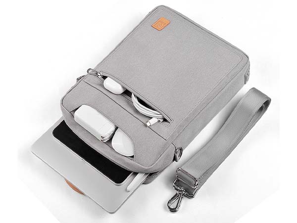 WiWU Pioneer Shoulder 12.9 inch Tablet Bag - Grey