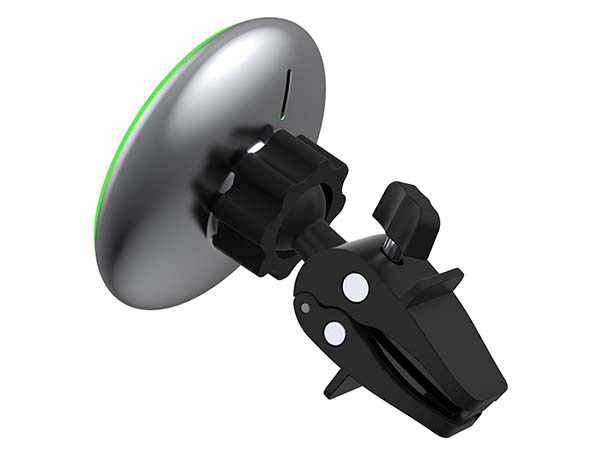 WiWU CH308 15W Round Wireless Charging Car Mount - Black