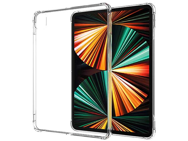 Gel Case with Bumper Edges for iPad Pro 12.9 2021 (5th Gen) - Clear