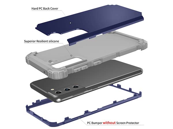 Defender Case for the Samsung Galaxy S21 FE - Navy