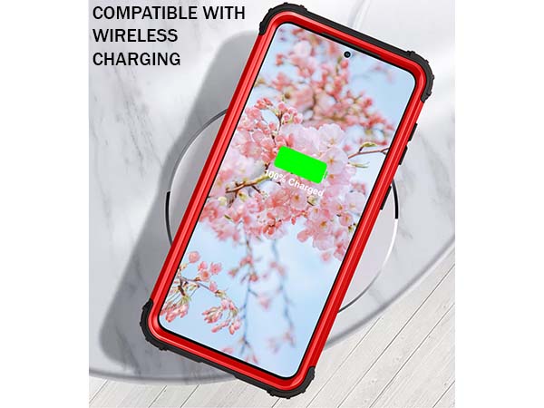 Defender Case for the Samsung Galaxy S21 FE - Red
