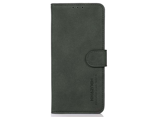 Khazneh Retro Synthetic Leather Wallet Case with Stand for Nokia G50 - Forest Green Leather Wallet Case