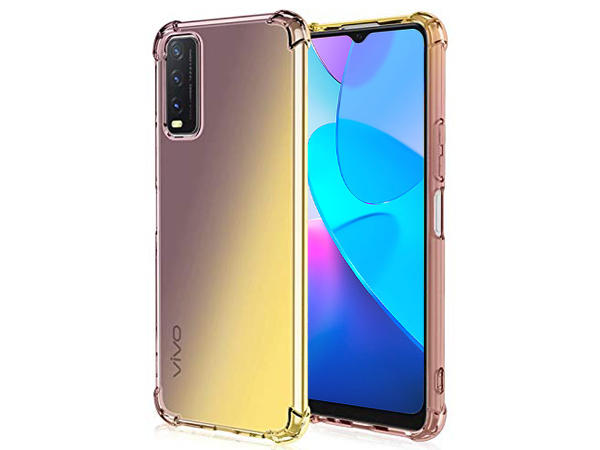 Gel Case with Bumper Edges for Vivo Y3s - Clear Soft Cover