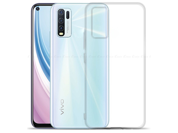Ultra Thin Gel Case for Vivo Y3s - Clear Soft Cover