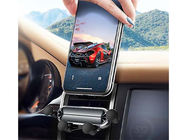 WiWU PL100 Mini Car Bracket Air Vent Mount - Black