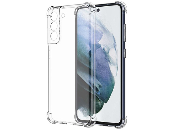 Gel Case with Bumper Edges for Samsung Galaxy S21 FE - Clear Soft Cover