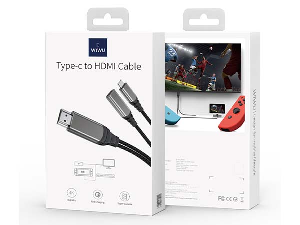 WiWU USB-C to HDMI Adapter - Black