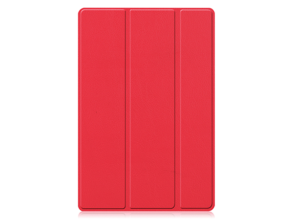 Premium Slim Synthetic Leather Flip Case with Stand for Samsung Galaxy Tab A8 10.5 (2021) - Red