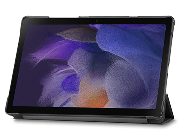 Premium Slim Synthetic Leather Flip Case with Stand for Samsung Galaxy Tab A8 10.5 (2021) - Black