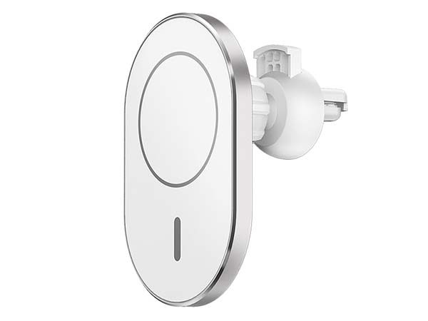 WiWU CH306 Liberator Magnetic Car Mount 15W Wireless Charger - White Wireless Charge