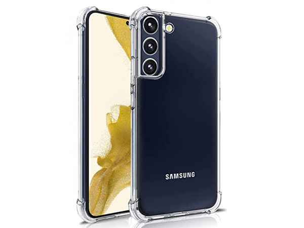 Gel Case with Bumper Edges for Samsung Galaxy S22 - Clear Soft Cover