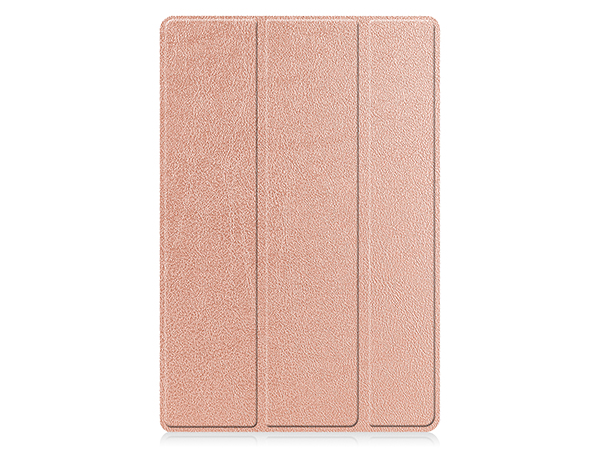 Premium Slim Synthetic Leather Flip Case with Stand for Samsung Galaxy Tab A8 10.5 (2021) - Rose Gold
