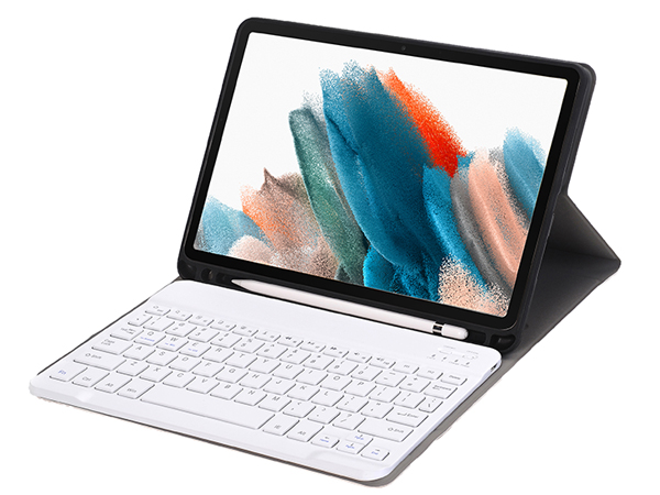 Keyboard and Case for Samsung Tab A8 10.5 (2021) - Rose Gold