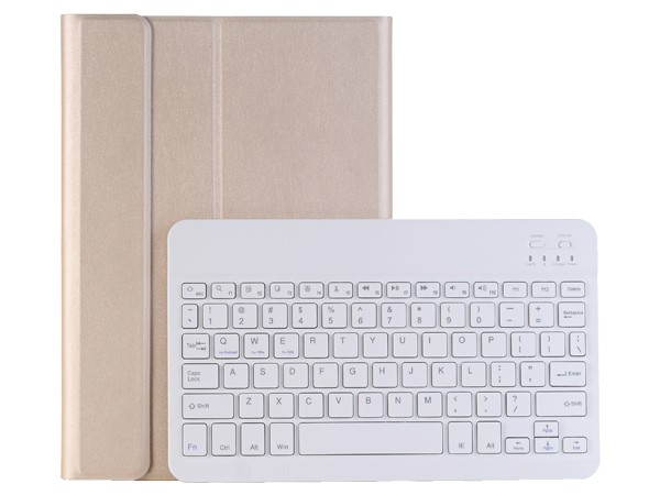 Keyboard and Case for Samsung Galaxy Tab S8 - Gold Keyboard