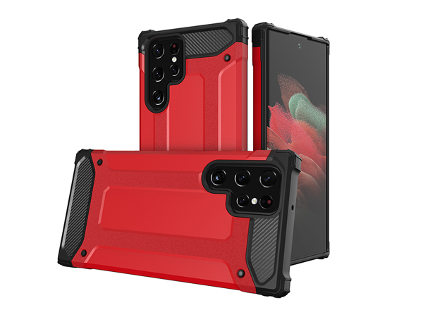 Impact Case for Samsung Galaxy S22 Ultra - Red Impact Case