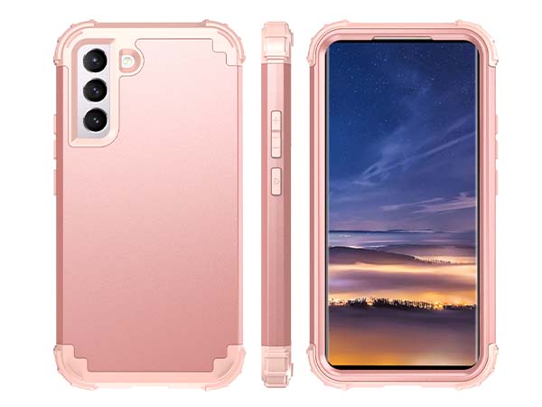 Defender Case for the Samsung Galaxy S22 - Pink
