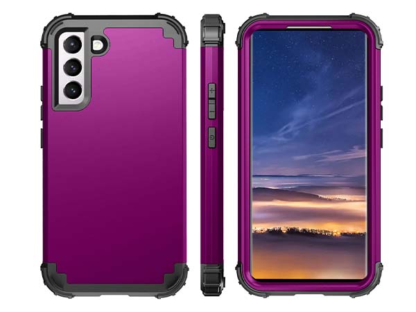 Defender Case for the Samsung Galaxy S22 - Purple