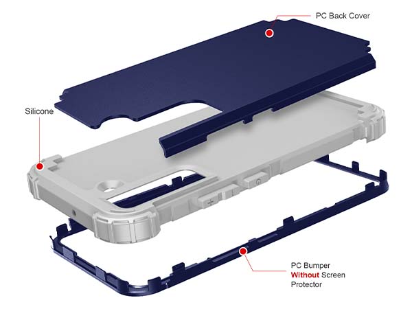 Defender Case for the Samsung Galaxy S22+ - Navy