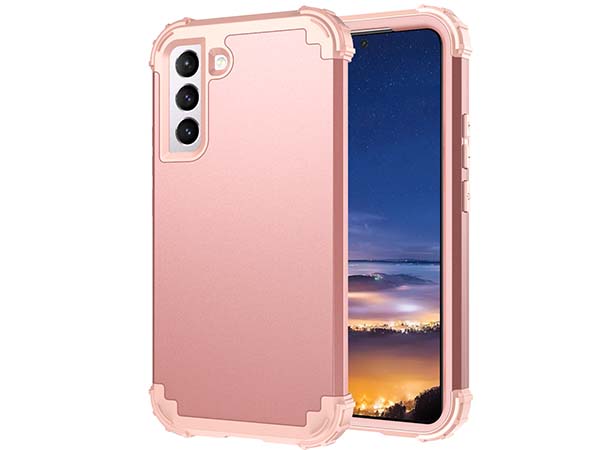 Defender Case for the Samsung Galaxy S22+ - Pink Impact Case