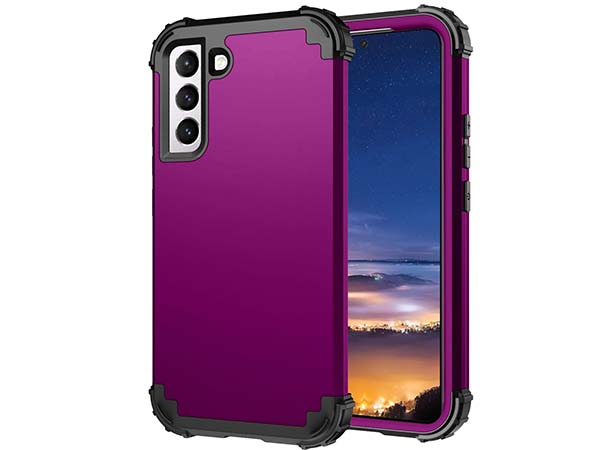 Defender Case for the Samsung Galaxy S22+ - Purple Impact Case