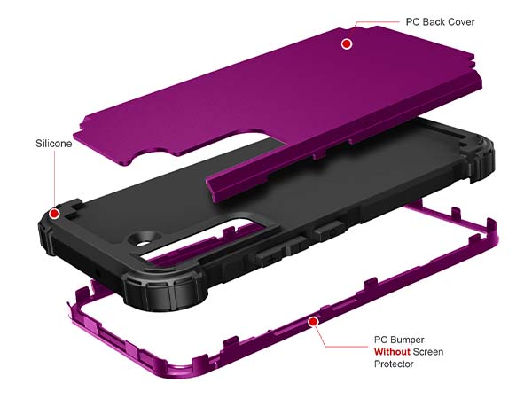 Defender Case for the Samsung Galaxy S22+ - Purple