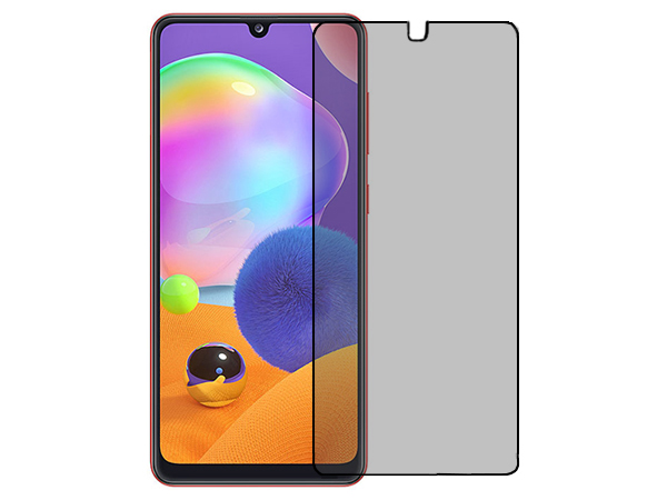 Anti Glare Tempered Glass Screen Protector for the Samsung Galaxy A31 - Black Screen Protector