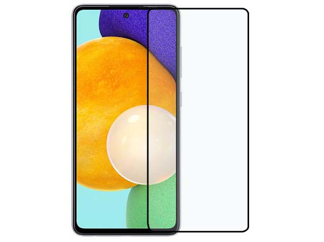 3D Full Coverage Tempered Glass Screen Protector for Samsung Galaxy A52s/A52 - Black Screen Protector