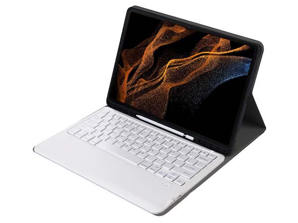 Keyboard and Case for Samsung Galaxy Tab S8 Ultra - Gold