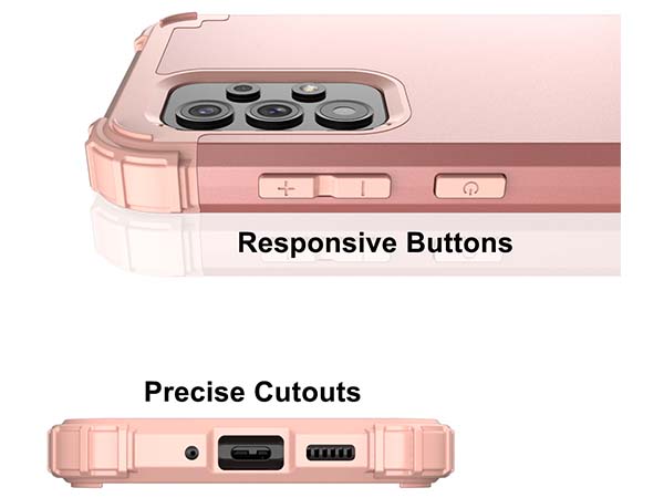Defender Case for the Samsung Galaxy A73 5G - Pink