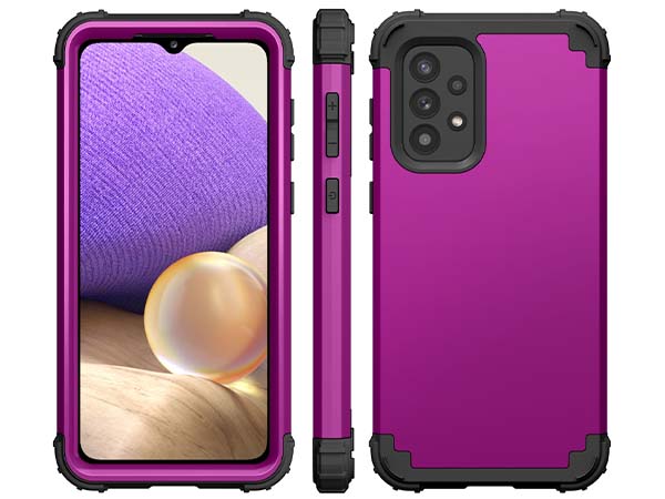 Defender Case for the Samsung Galaxy A73 5G - Purple