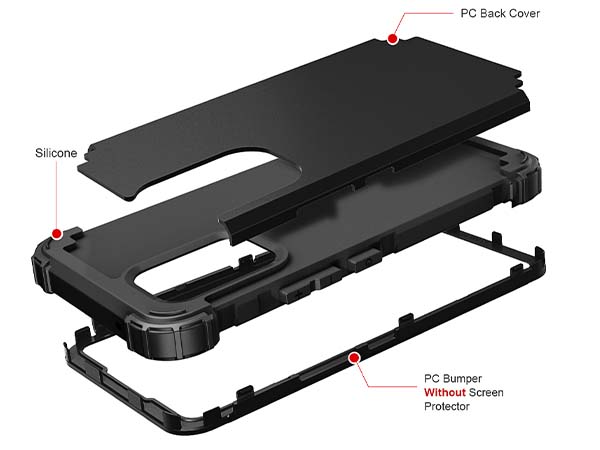 Defender Case for the Samsung Galaxy A53 5G - Black
