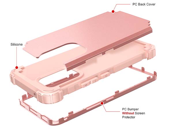 Defender Case for the Samsung Galaxy A53 5G - Pink