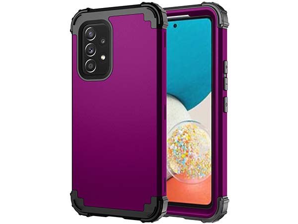 Defender Case for the Samsung Galaxy A53 5G - Purple Impact Case