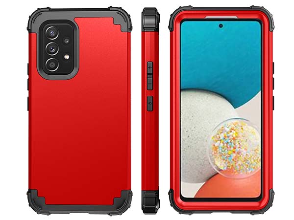 Defender Case for the Samsung Galaxy A53 5G - Red/Black