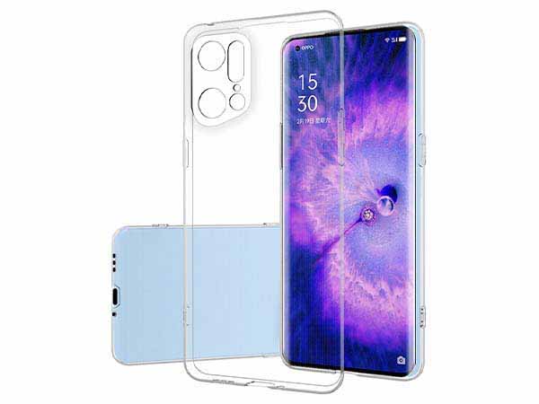 Ultra Thin Gel Case for OPPO Find X5 Pro - Clear Soft Cover