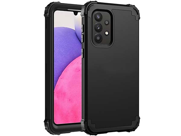 Defender Case for the Samsung Galaxy A33 - Black Impact Case
