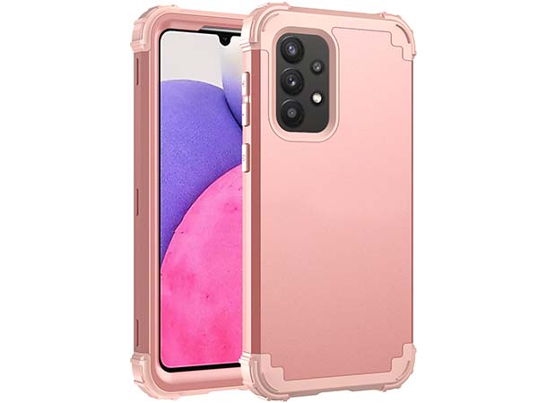 Defender Case for the Samsung Galaxy A33 - Pink Impact Case