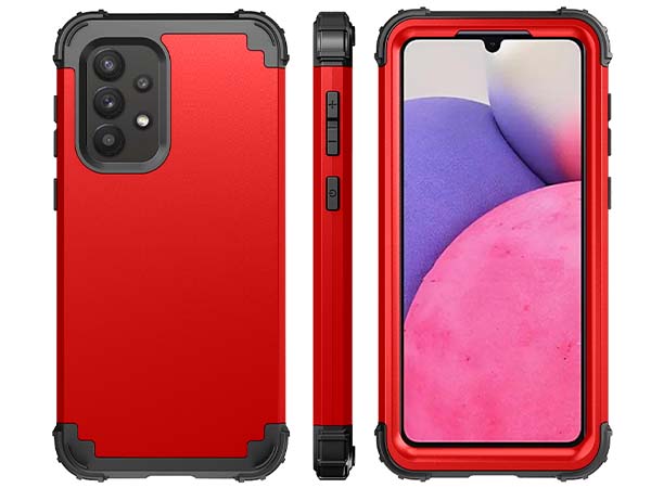 Defender Case for the Samsung Galaxy A33 - Red