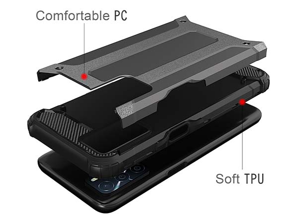 Impact Case for OPPO A54s - Red