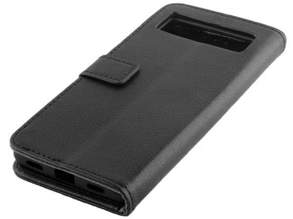 Synthetic Leather Wallet Case with Stand for Google Pixel 6a - Black Synthetic Leather Wallet Case with Stand for Google Pixel 6a - Black