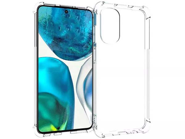 Gel Case with Bumper Edges for Motorola Moto G82 - Clear Soft Cover