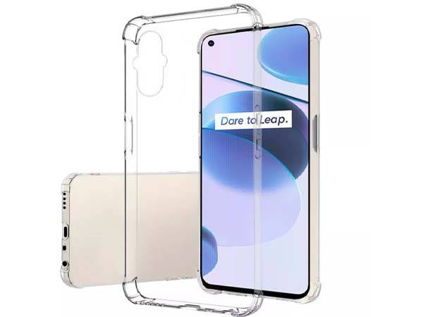 Gel Case with Bumper Edges for OPPO Reno8 Lite - Clear Soft Cover