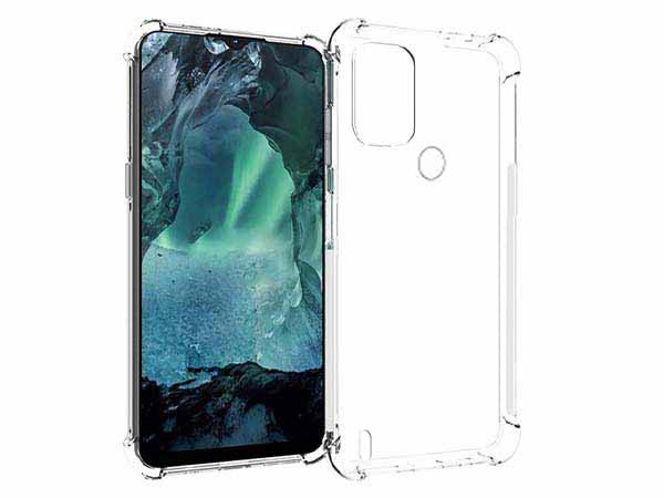 Gel Case with Bumper Edges for Nokia C21 Plus - Clear Soft Cover